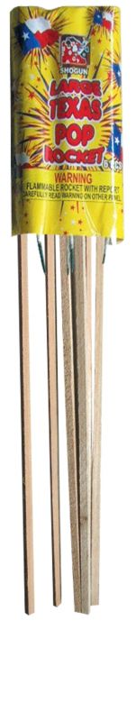 LARGE TEXAS POP ROCKET